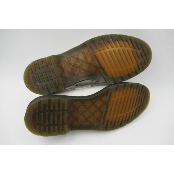 Dr. Martens ADRIAN White Smooth Leather Tassels Loafers SlipOn Size US 9 NEW Air - Picture 7 of 8